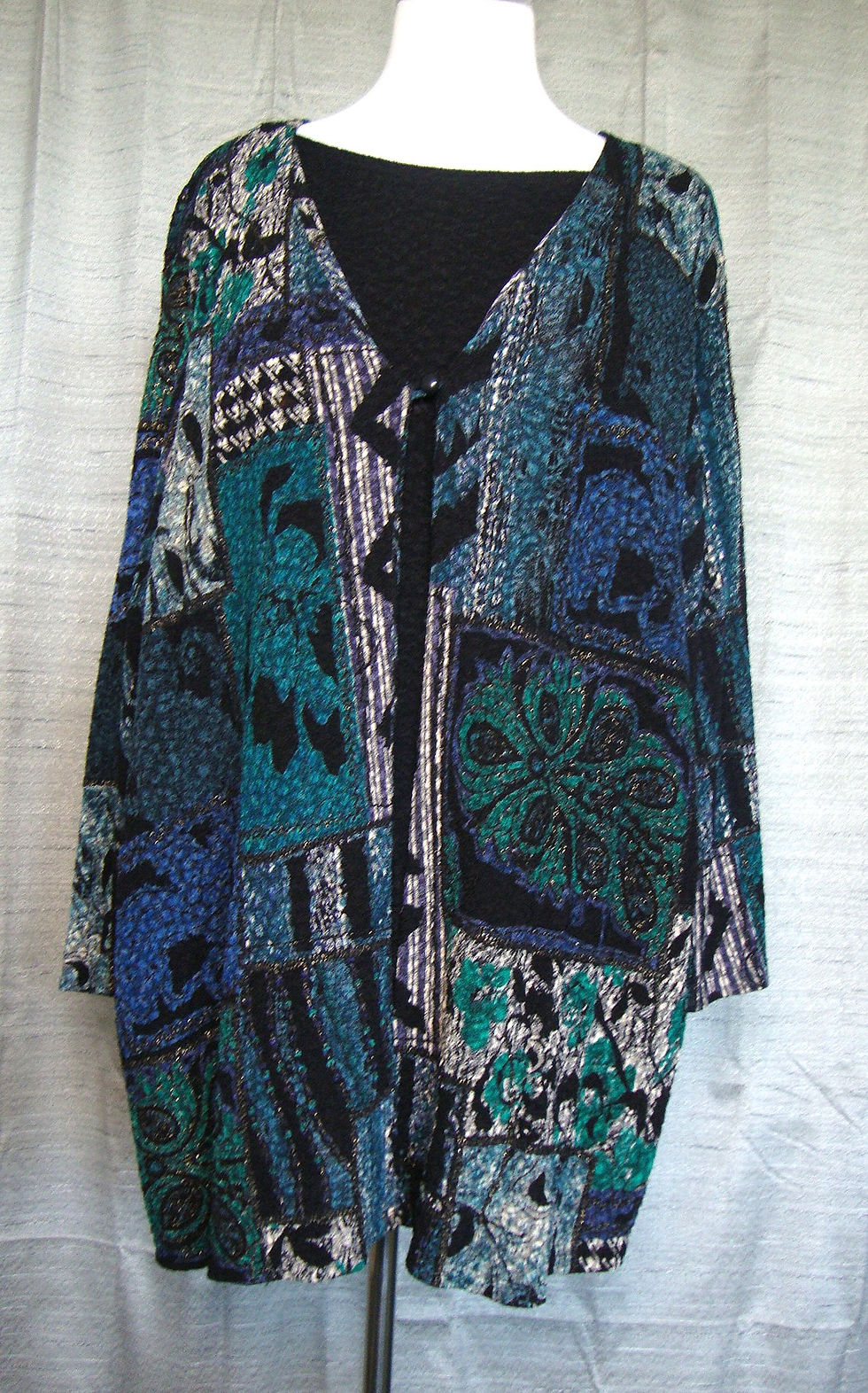 Notations Women’s Plus-Size 3X Abstract Print Blouse