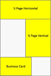 1/4 Page or Business Card Ad