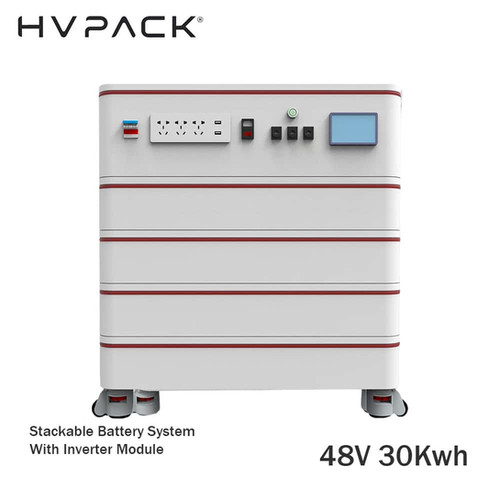 One-Stop Stackable Power Bank Battery 48V 6Kwh-60Kwh | HVPACK