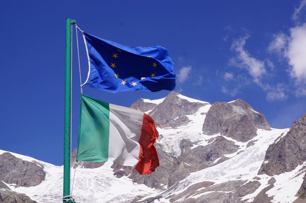 Alps in Italy on Tour du Mont Blanc