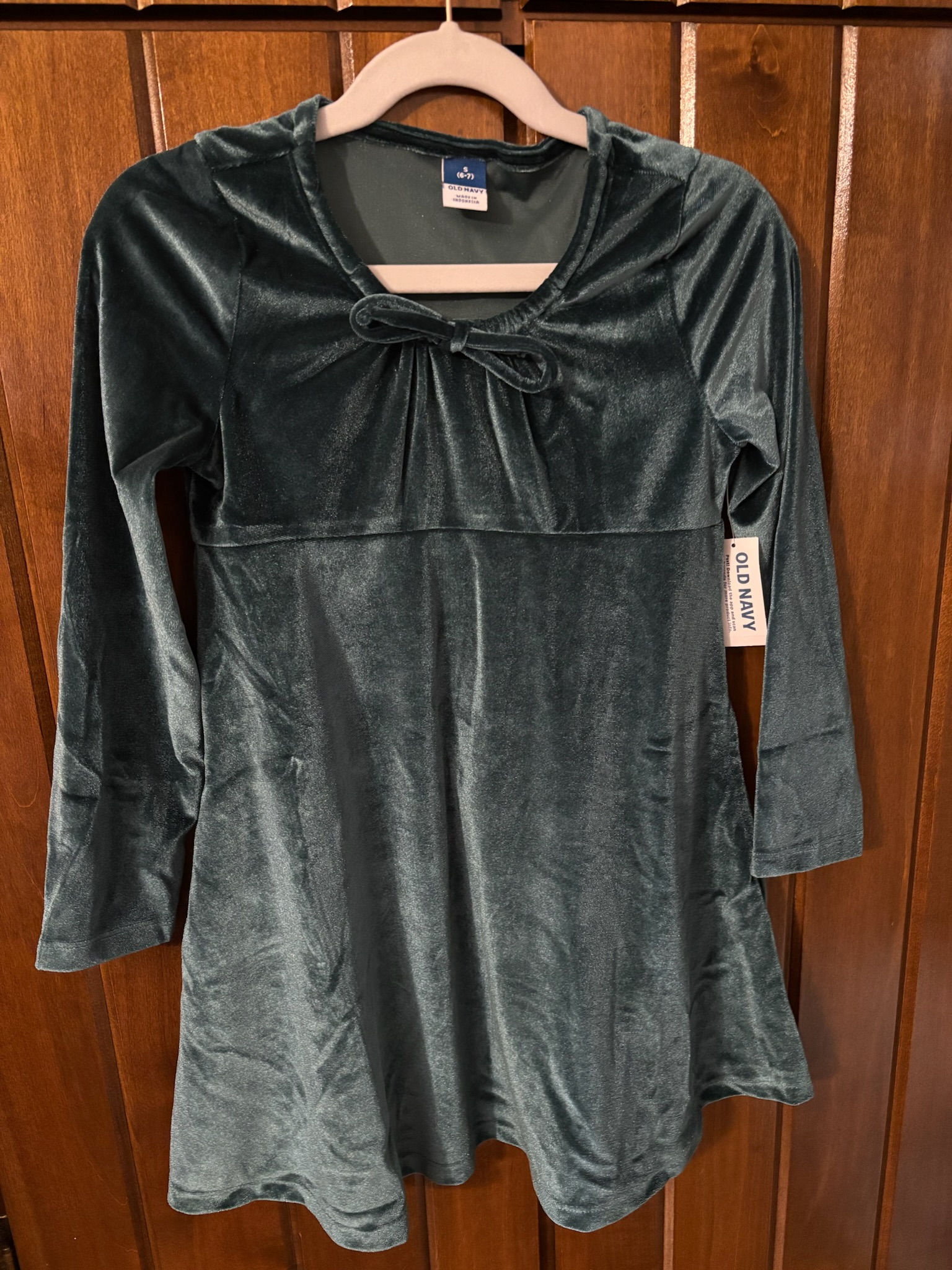 Evergreen Velvet Holiday Dress
