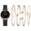 Thumbnail: Women Watches Starry Sky Magnet Buckle Fashion Bracelet Wristwatch Roman Numera