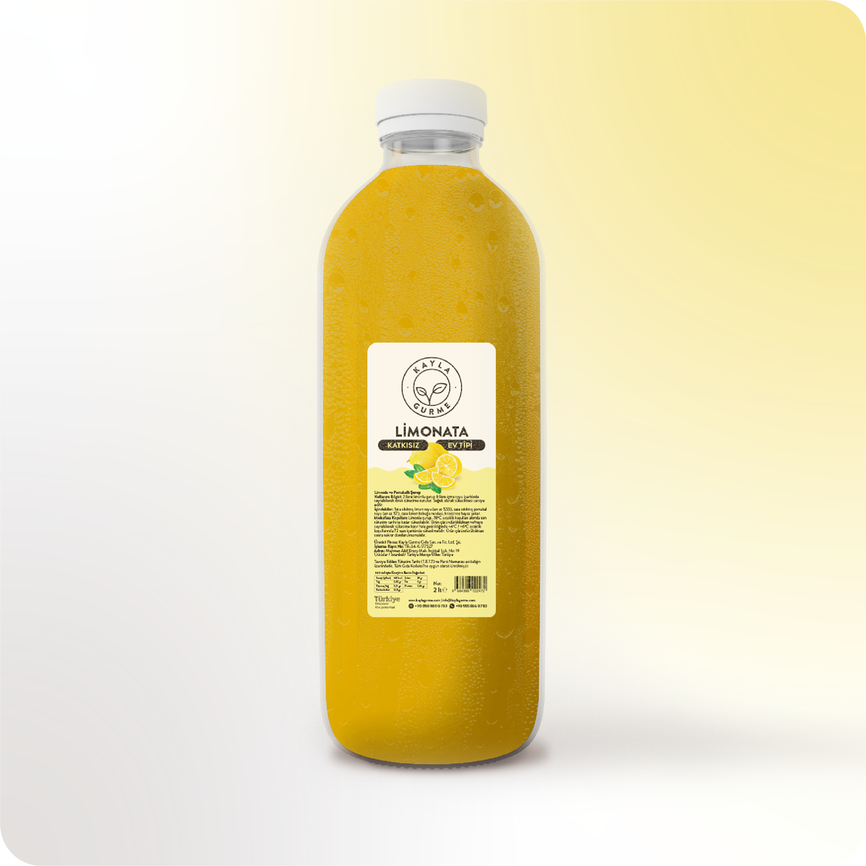 Limonata (2 Litre) x 12 Adet