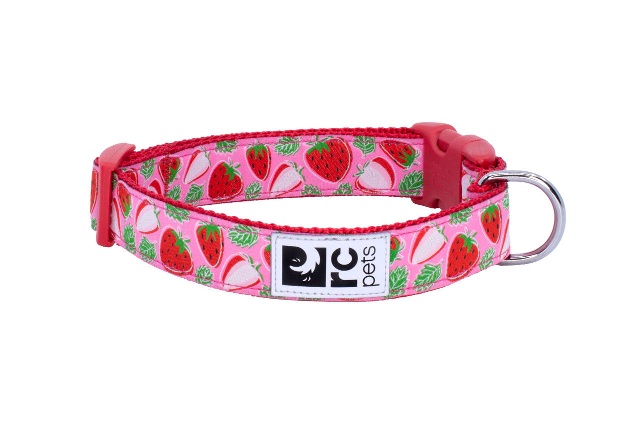 Rc Pets - Collier à clip - fraises