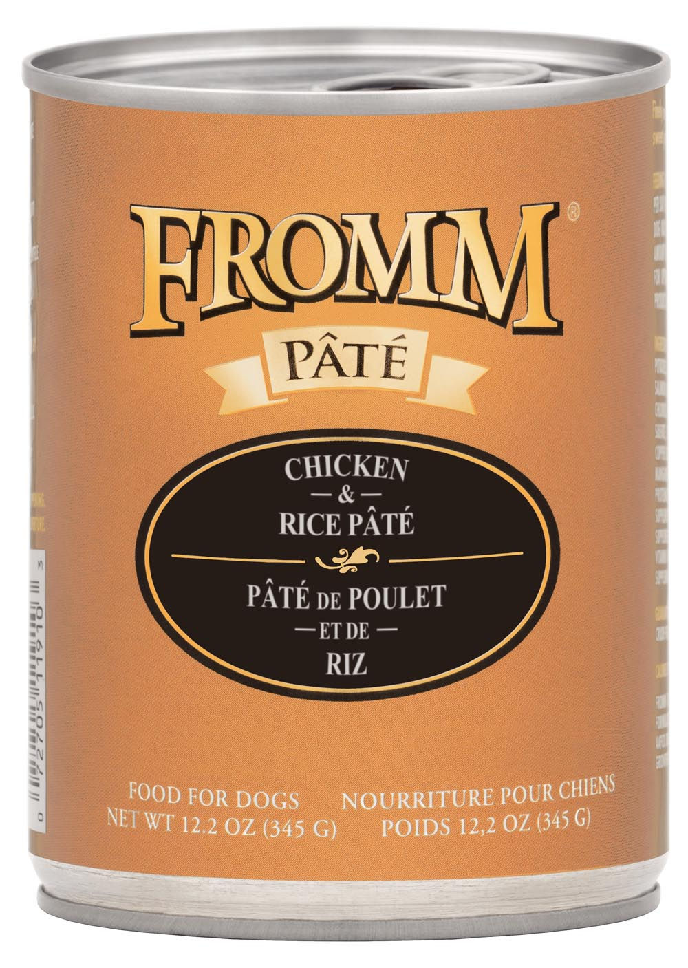 Fromm Paté - Nourriture en Canne pour Chiens - Poulet & Riz