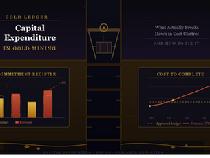 Capital Expenditure in Gold Mining: What Actually Breaks Down in Cost Control (And How to Fix It)