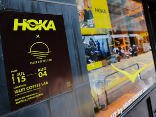跑手Cafe｜HOKA咖啡店開幕：聯乘Islet Coffee Lab香港限定Cafe登陸中環：Arahi 8試鞋實測、跑步 x 咖啡文化活動一覽 