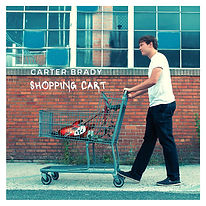The official cover art for Carter Brady's second album 'Shopping Cart' released on June 14, 2024.