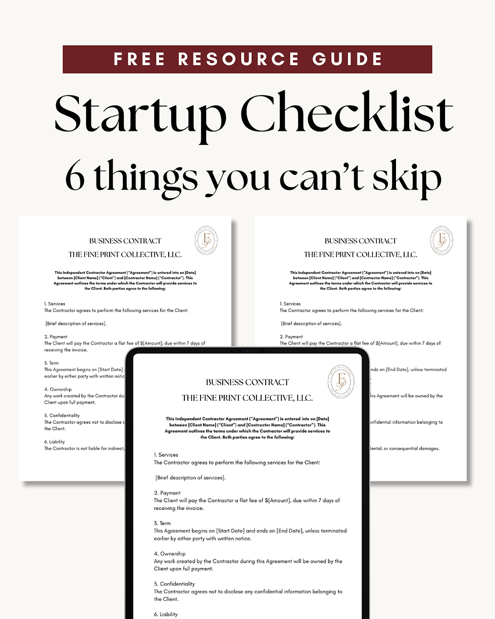 Startup Checklist Guide: 6 Things You Can't Skip