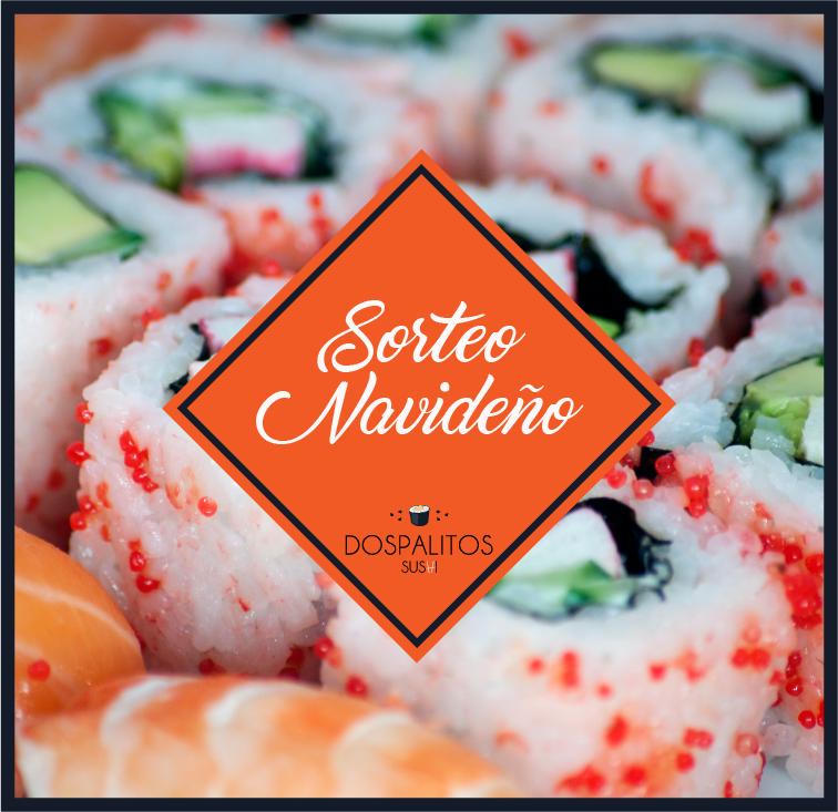 Flyer sorteo Dos Palitos Sushi