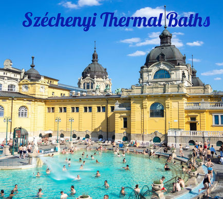 Relaxing at the Széchenyi Thermal Baths in the City Park