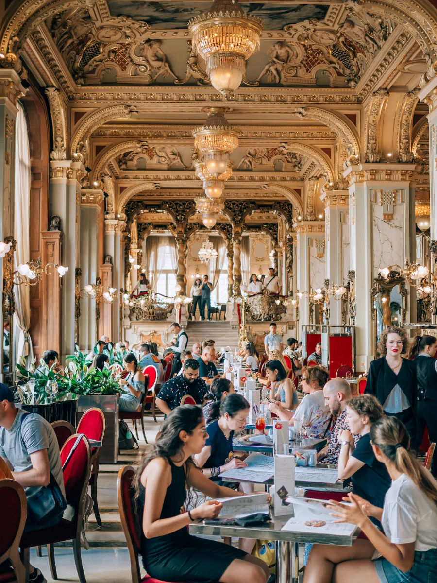 Visitors at the New York Café in Budapest, source: Unsplash