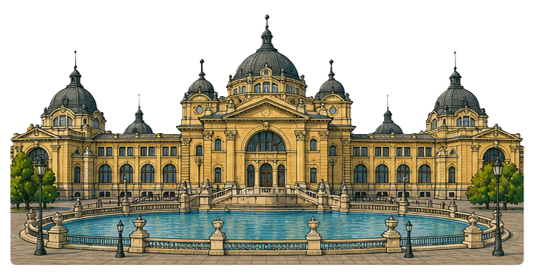 Széchenyi Thermal Baths in the City Park