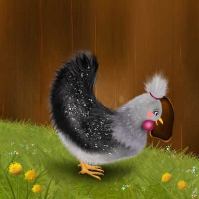 Hen illustration