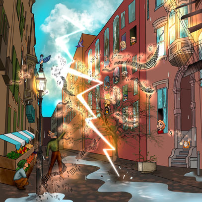 Town illustration 