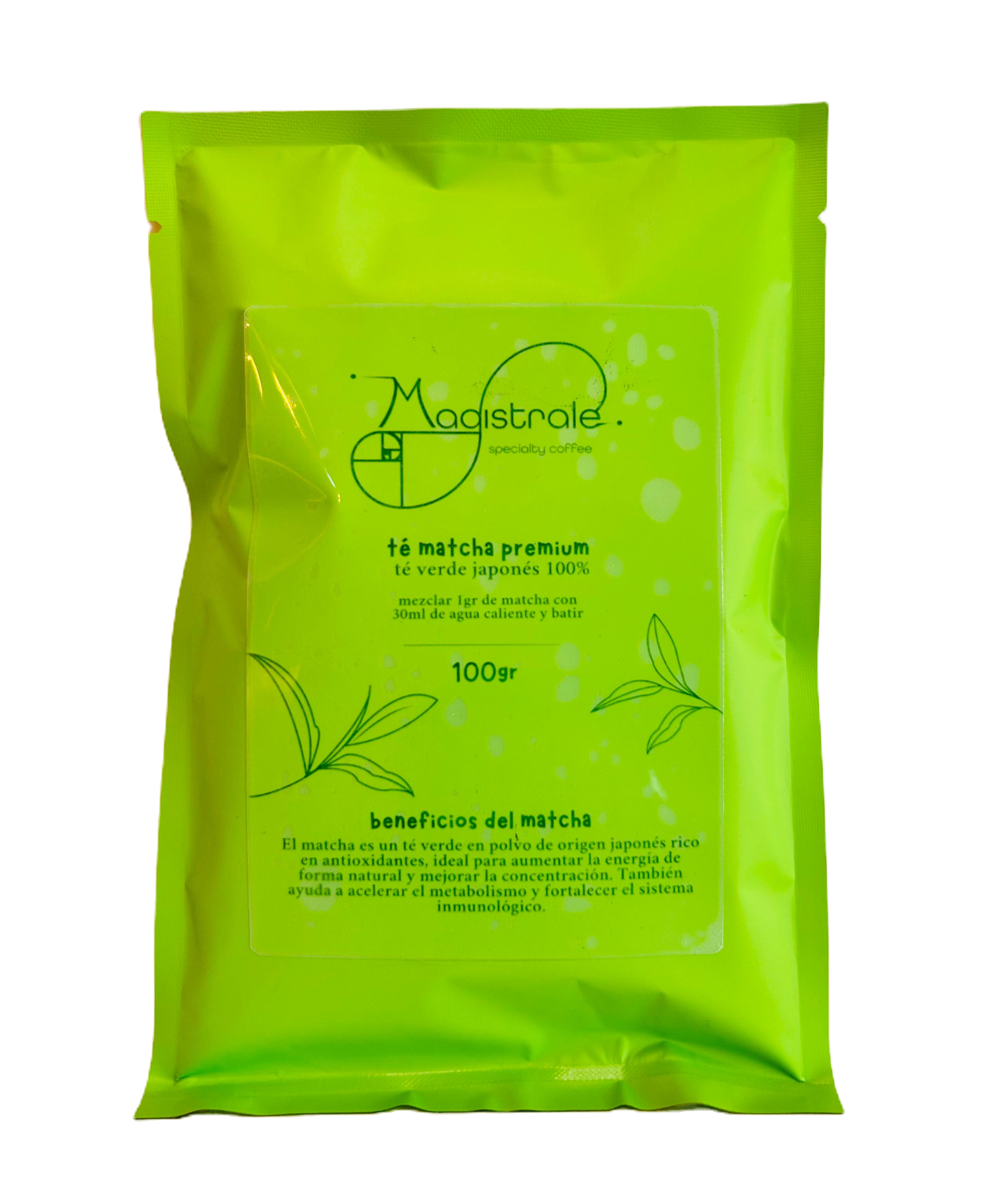 Té Matcha Premium 100% Japonés Bolsa 100 gr