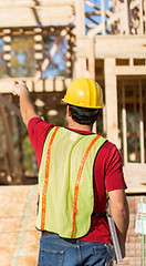 Construction Worker Inspecting
