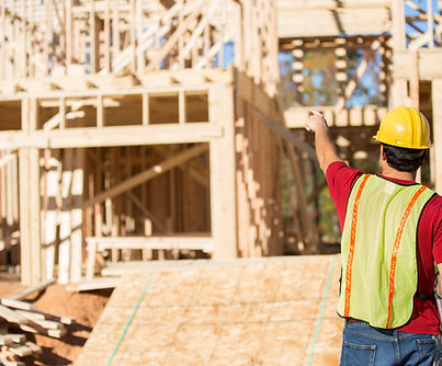 Construction Worker Inspecting