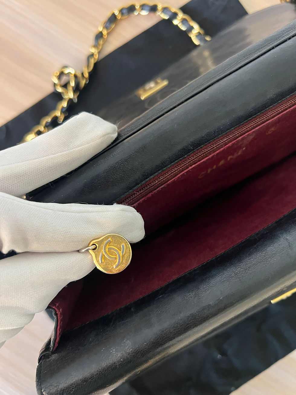 Thumbnail: RARE Vintage Chanel Double Flap