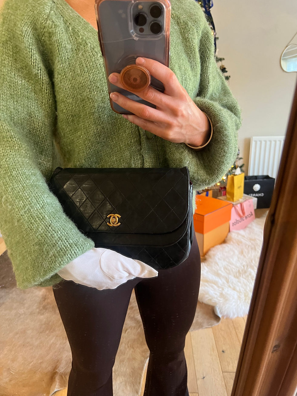 Thumbnail: RARE Vintage Chanel Double Flap