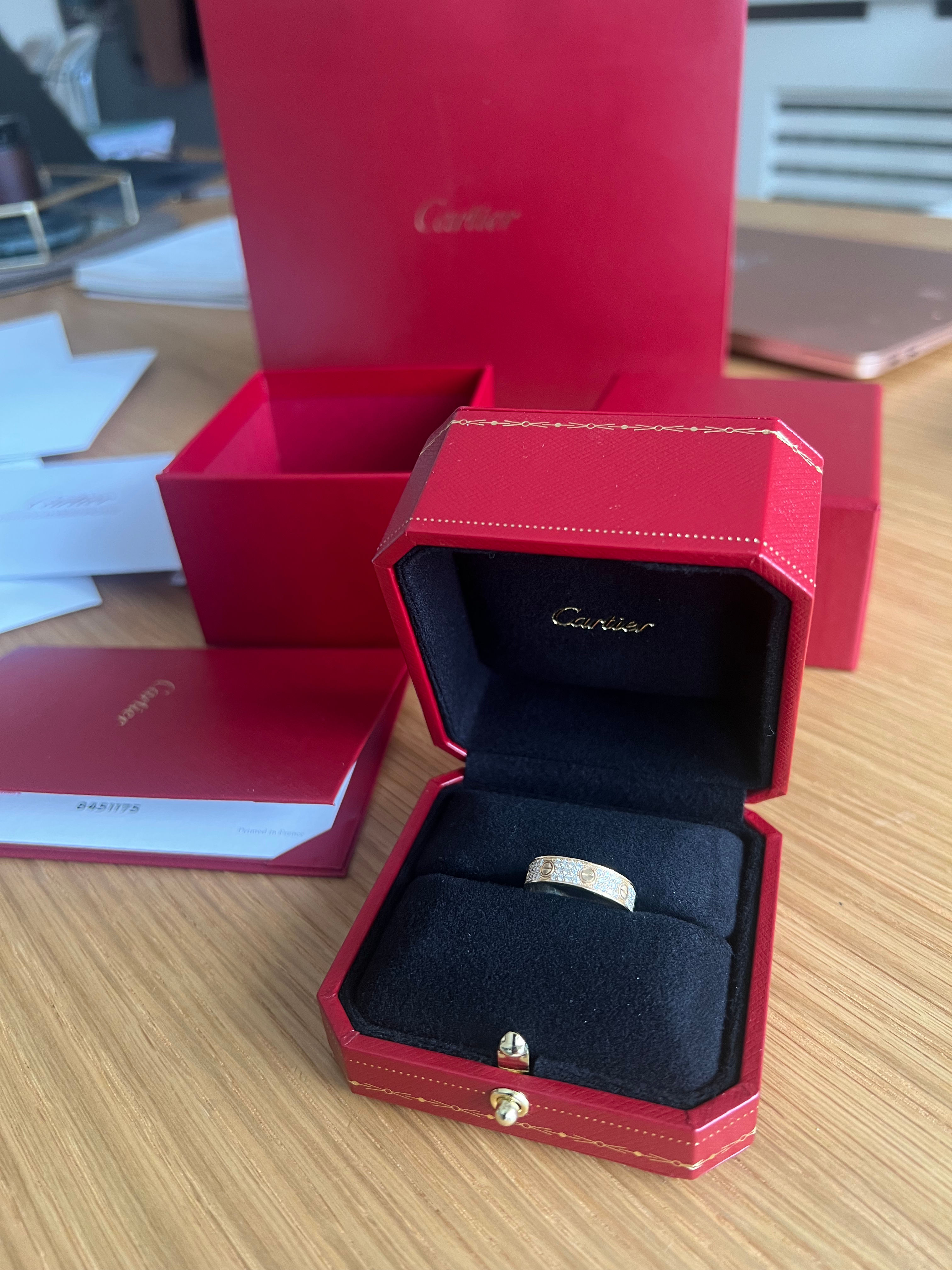 Cartier Love Diamond Ring