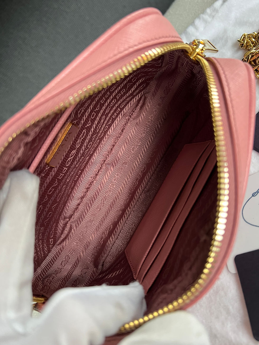 Thumbnail: Prada Saffiano Cross Body Bag