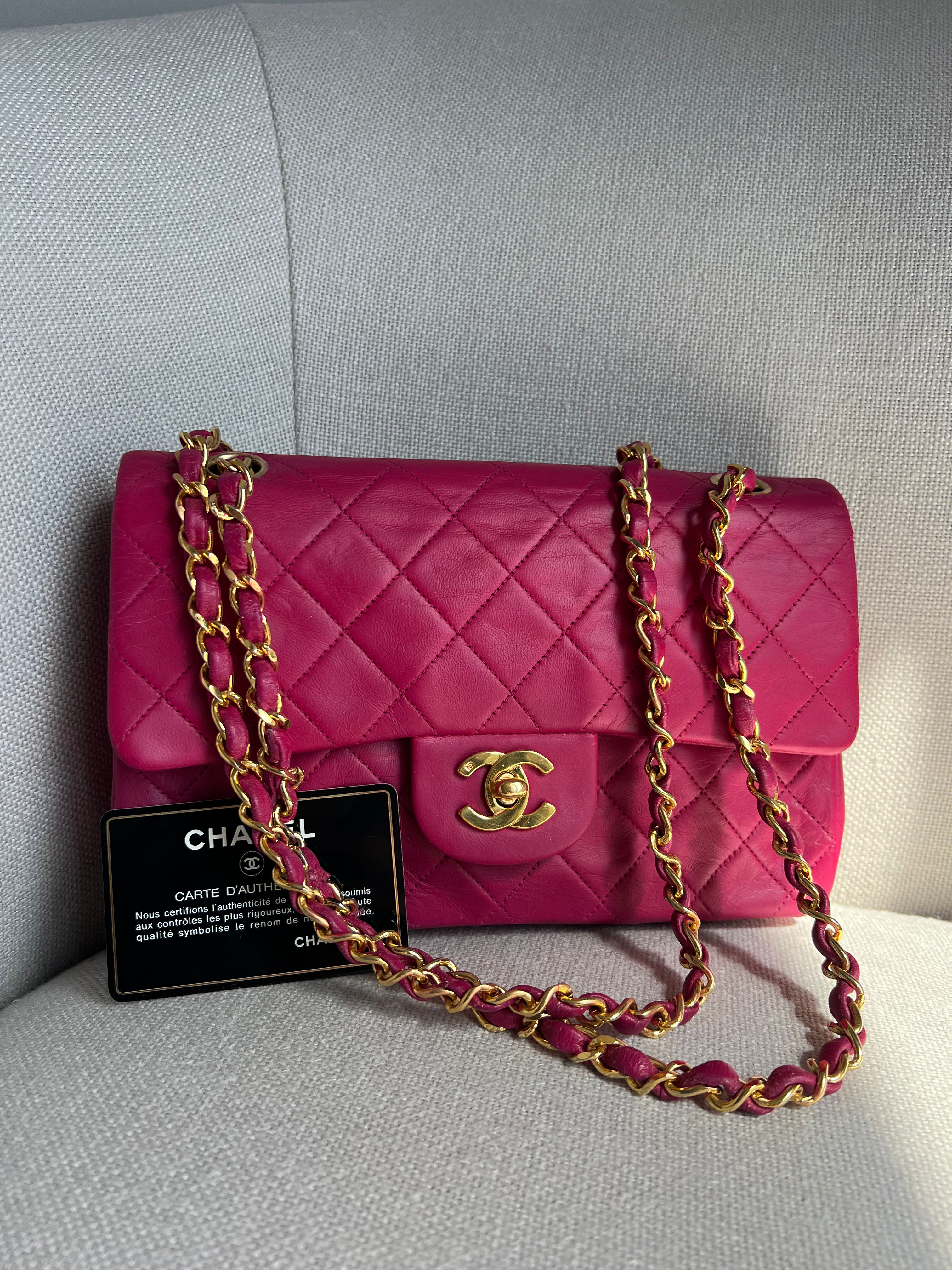 Vintage Pink Chanel Flap