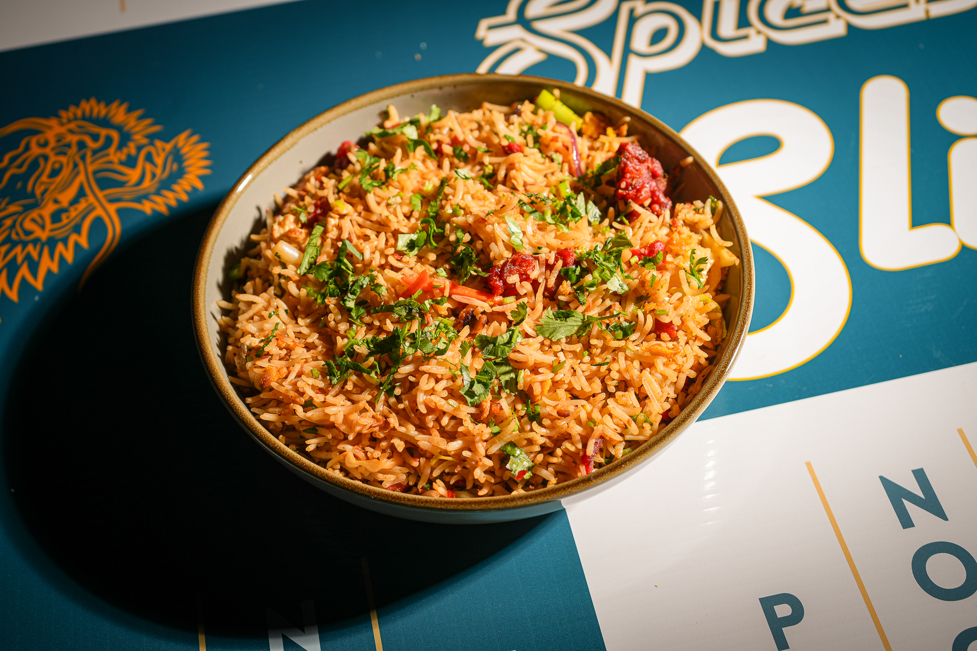 Charred Garlic Fried Rice from Spices and Slices