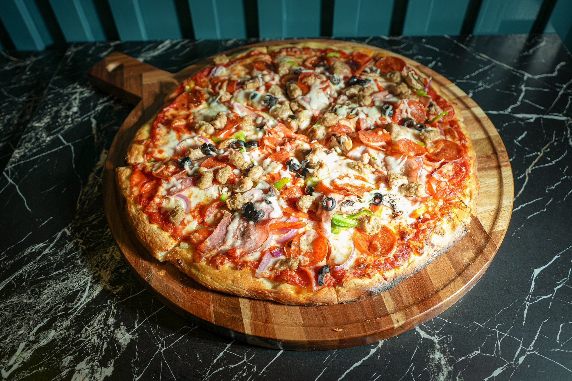 The Classic Combination Pizza from Spices and Slices