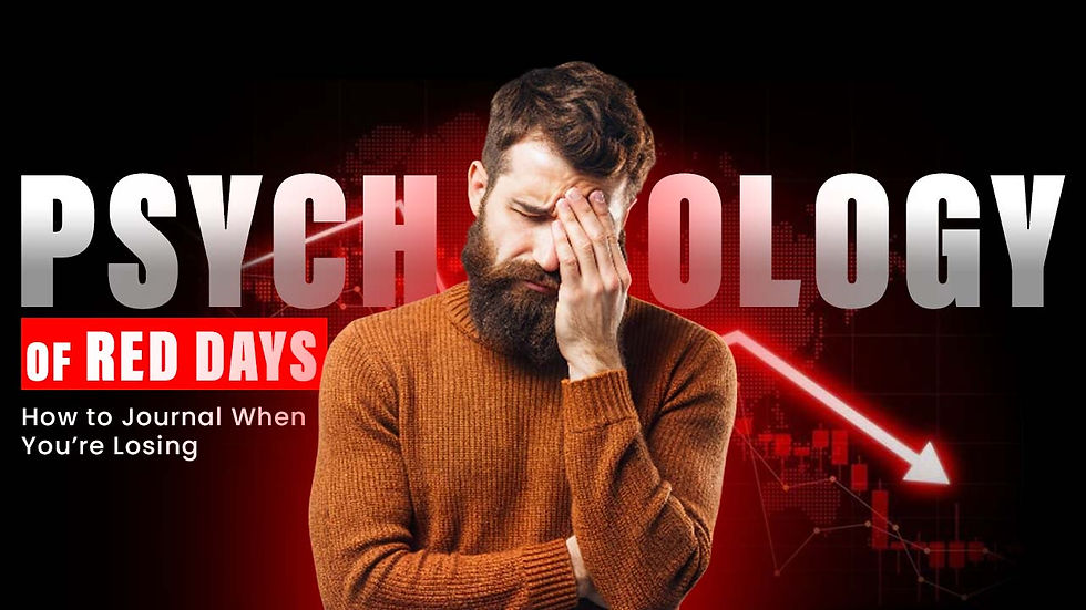 The Psychology of Red Days: How To Use Trading Journal When You’re Losing | Growth Tracker