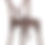 Thumbnail: Mahogany Wood Cross Back Chair