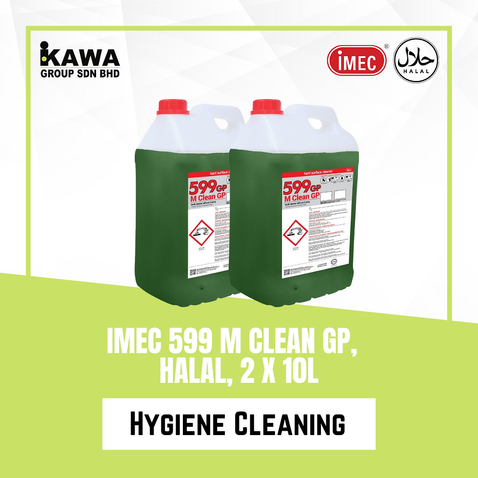 MULTIPURPOSE CLEANER WITHOUT RINSING  , IMEC 599 M Clean GP Halal, 2 x 10L
