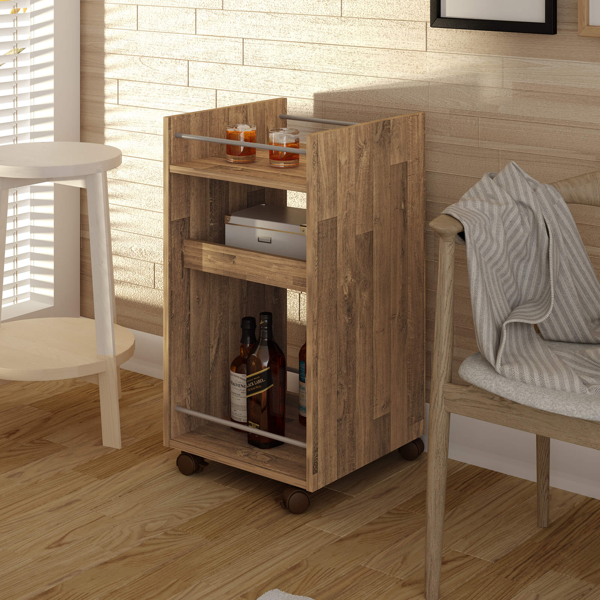 CARRINHO BAR ARTELY BRITO COR RUSTICO
ARTELY