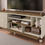 Miniatura: RACK CAEMMUN FORM PARA TV ATÉ 65 POLEGADAS JATOBÁ / OFF WHITE