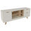 Miniatura: RACK ARTELY MICHIGAN PARA TV ATÉ 60 POLEGADAS COR OFF WHITE C/CARVALHO