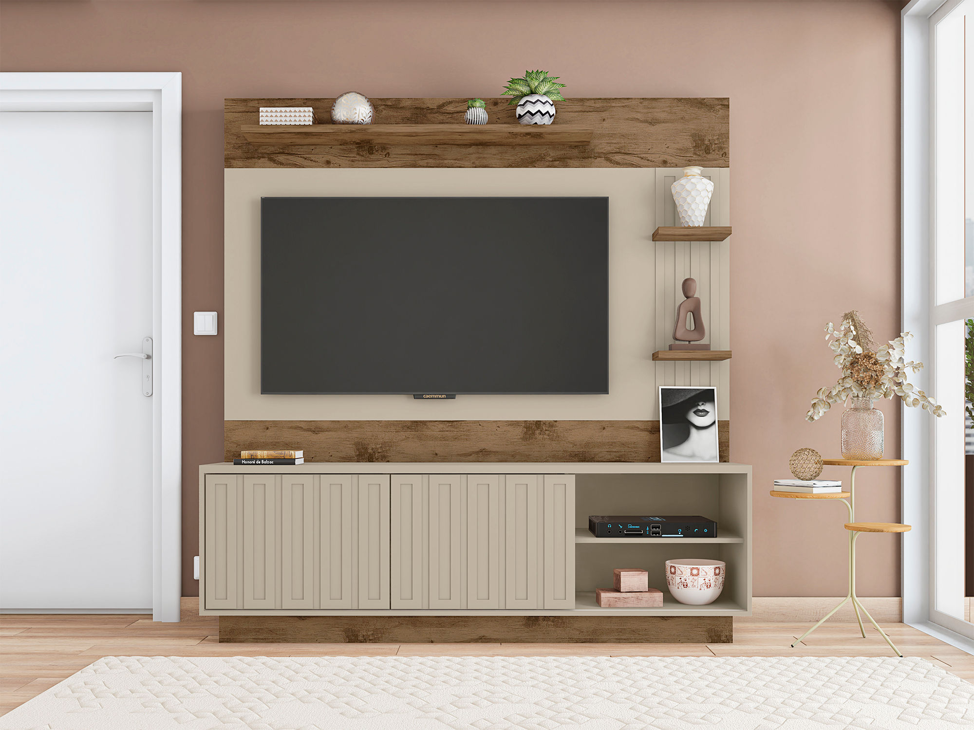 HOME THEATER CLAP JATOBA / OFF WHITE
CAEMMUN