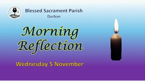 Wednesday of the 31st Week Year C