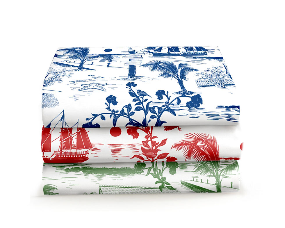 Duvet Cover - Cayman Toile