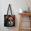 Thumbnail: Sugar Skull Floral -  Tote bag