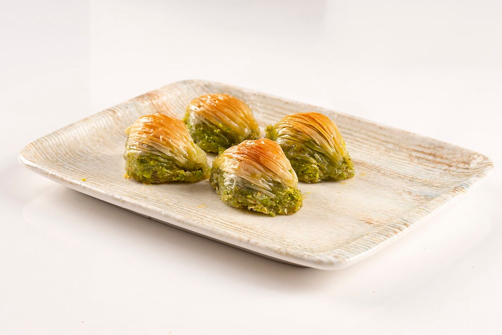 Thumbnail: Seashell Pistachio Baklava Tray 35 Slices