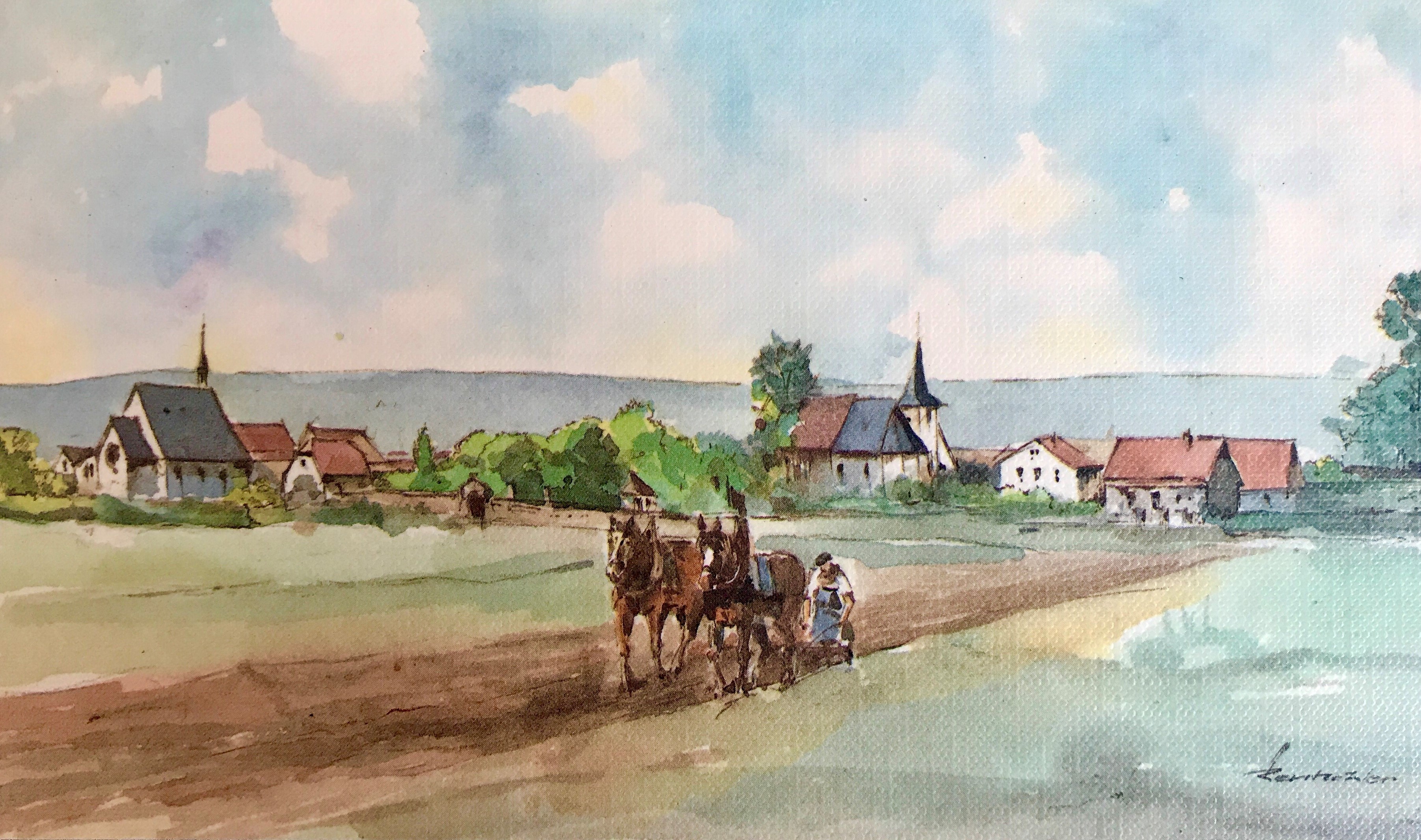 1914: Dorfansicht