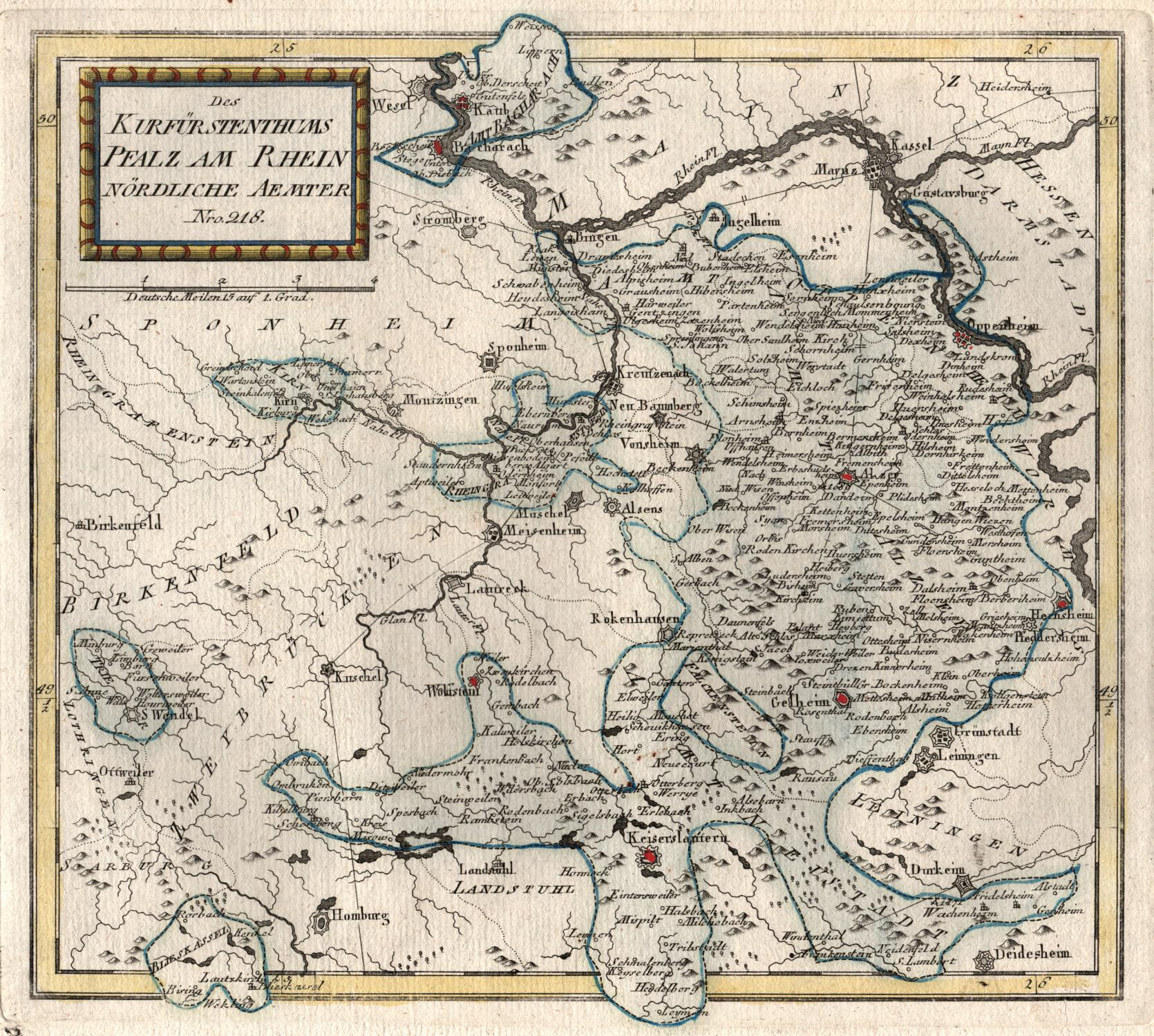 1791: Kurfürstentum Pfalz