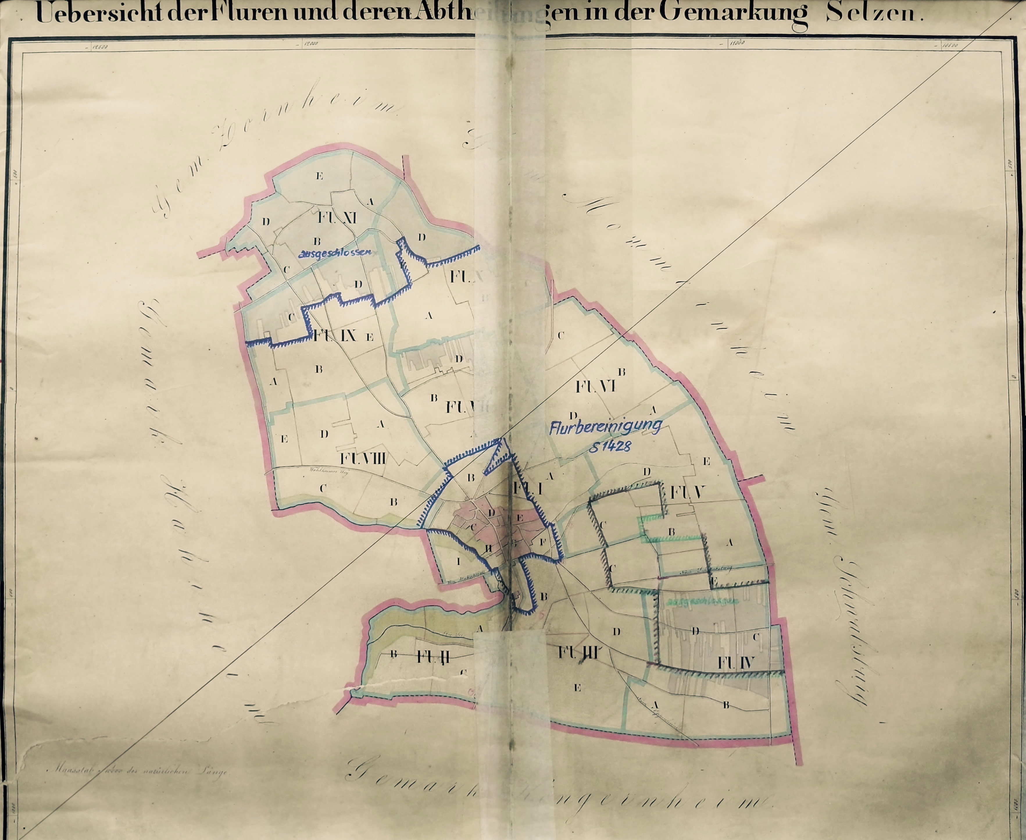 1912: Gemarkung Selzen