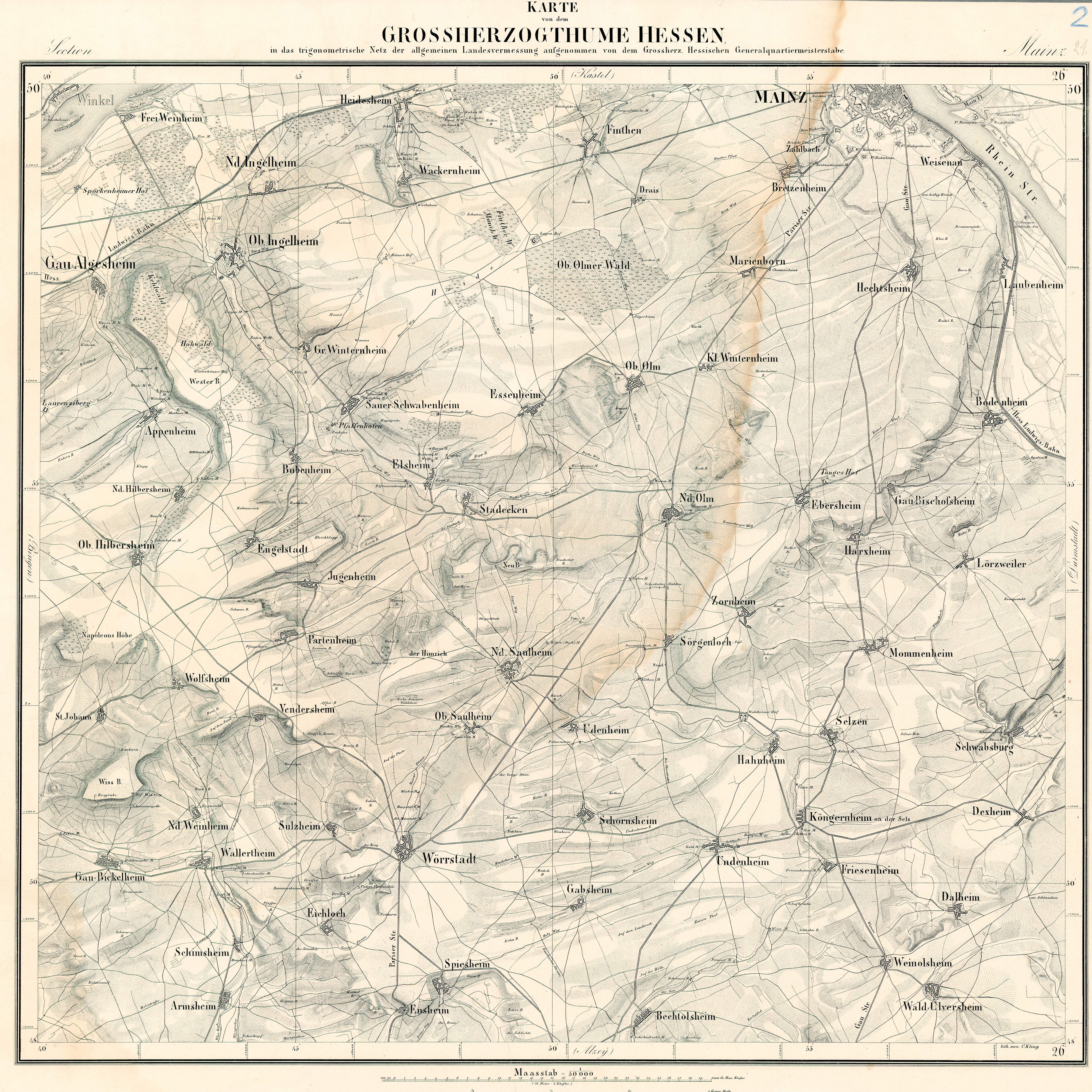 1823: Großherzogtum Hessen