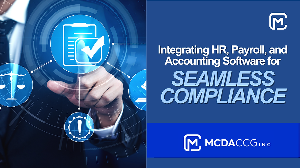 Integrating HR, Payroll, and Accounting Software for Seamless Compliance