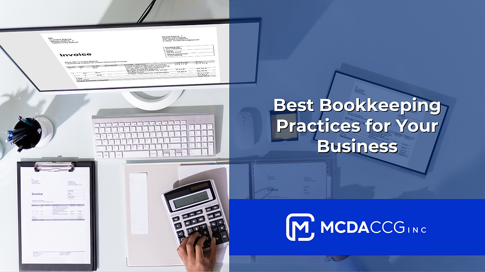Best Bookkeeping Practices for Your Business