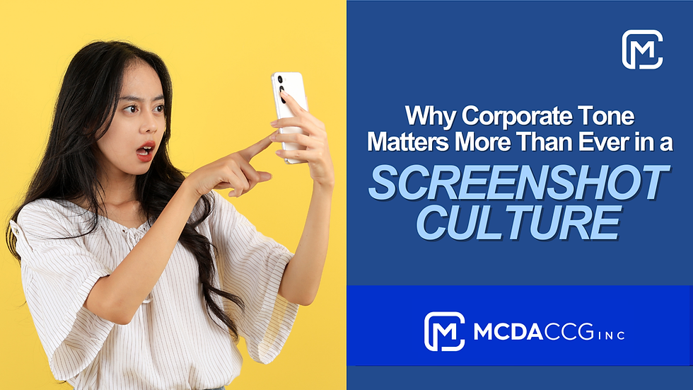 Why Corporate Tone Matters More Than Ever in a Screenshot Culture