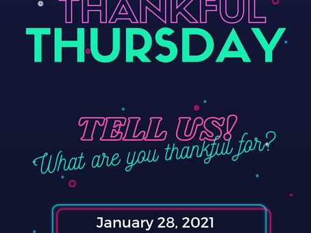 #THANKFULTHURSDAY