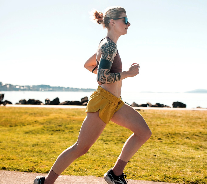 Mo Frazier running in Bellingham