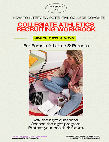 Collegiate Athletics Recruiting Workbook